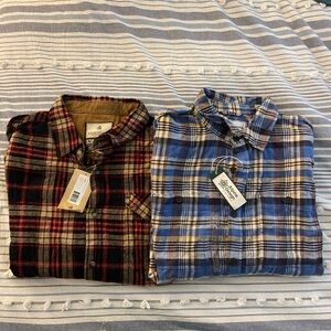 Legendary Whitetails Men's Plaid Shirts - Red and Blue